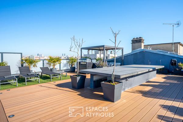 Appartement d’exception avec terrasse et vue sur Paris