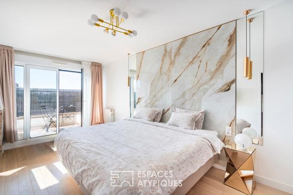 Appartement d’exception avec terrasse et vue sur Paris