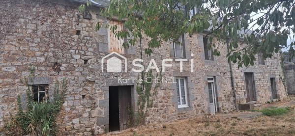 Maison en pierres à renover, beau vomule