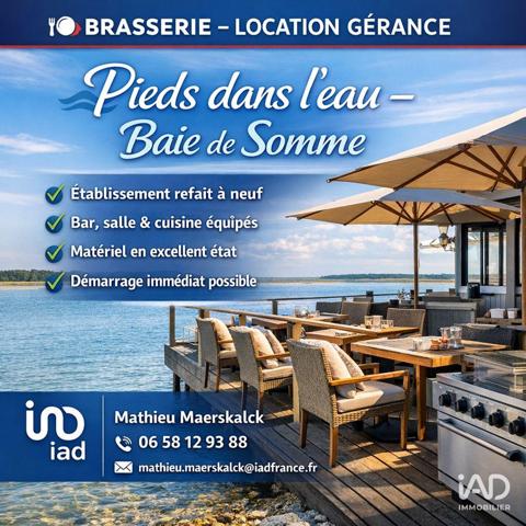 Location bar-brasserie 1 m² Saint-Valery-sur-Somme