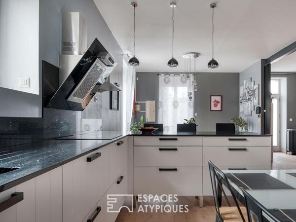 Maison bourgeoise revisitée avec jardin