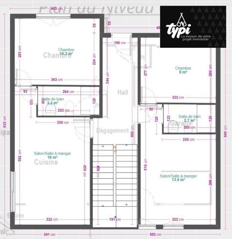 Appartement 2 pièces de 21 m² à Hennebont
