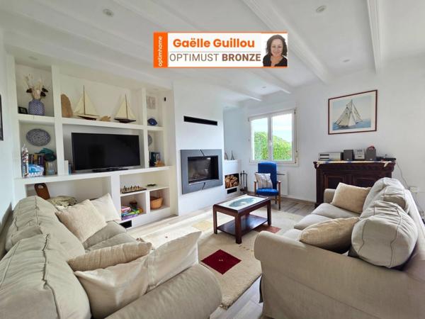 ROSCOFF : Perharidy maison 5 pièces - Vie de plain pied et accès plage - Jardin clos