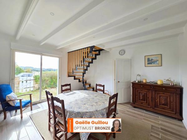 ROSCOFF : Perharidy maison 5 pièces - Vie de plain pied et accès plage - Jardin clos