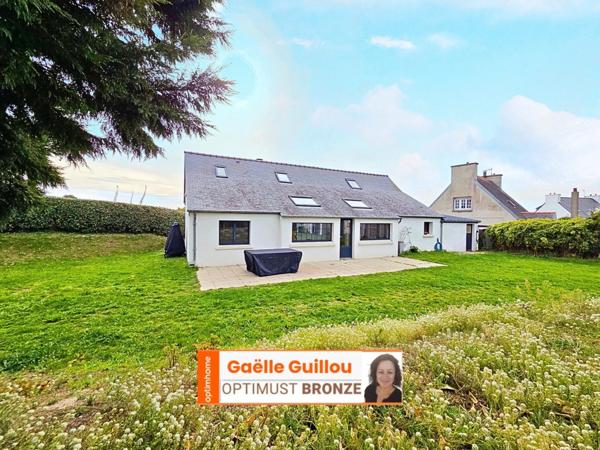 ROSCOFF : Perharidy maison 5 pièces - Vie de plain pied et accès plage - Jardin clos