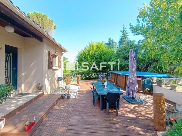 Maison coup de coeur avec jolie vue piscine garage