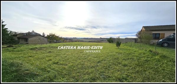 Dpt Gers (32), LUSSAN Terrain à bâtir de 1841 M² VUE PYRENEES