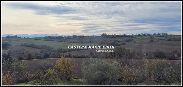 Dpt Gers (32), LUSSAN Terrain à bâtir de 1841 M² VUE PYRENEES