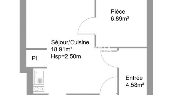 Location Appartement 2 pièces 34.92 m² - Nancy 54000