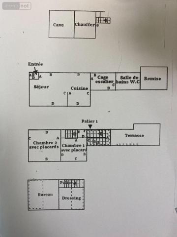 Maison de ville à vendre à Châteauroux dans l'Indre (36000), ref : 1050756