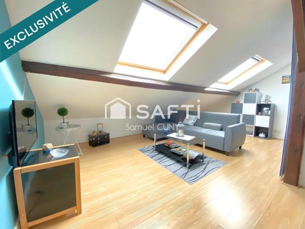 Charmant dernier étage, lumineux et au calme