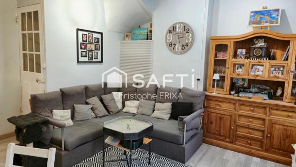 Maison 2 chambres, possibilité 3, idéal premier achat