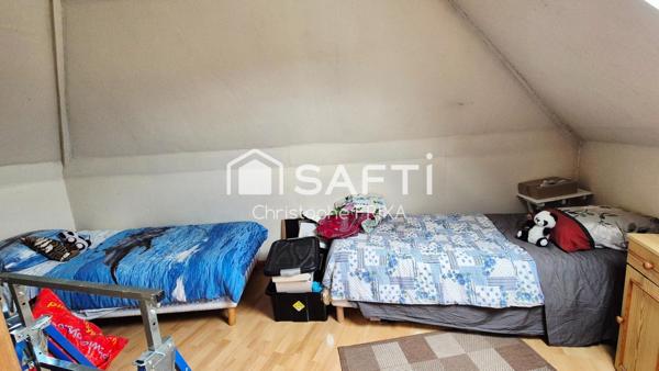 Maison 2 chambres, possibilité 3, idéal premier achat