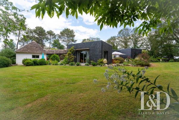 Maison d'architecte de plain-pied - Un style affirmé dans un cadre exeptionnel