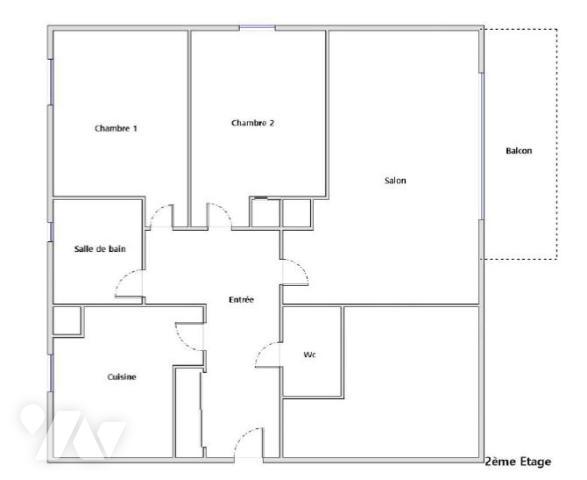 APPARTEMENT 3 PIECES - GARAGE - BEAULIEU LOIRE NANTES