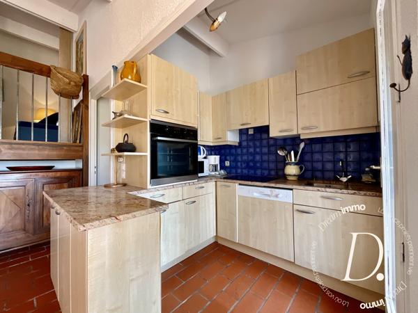 Maison 4 pièces dans copropriété avec piscine et tennis - vue mer