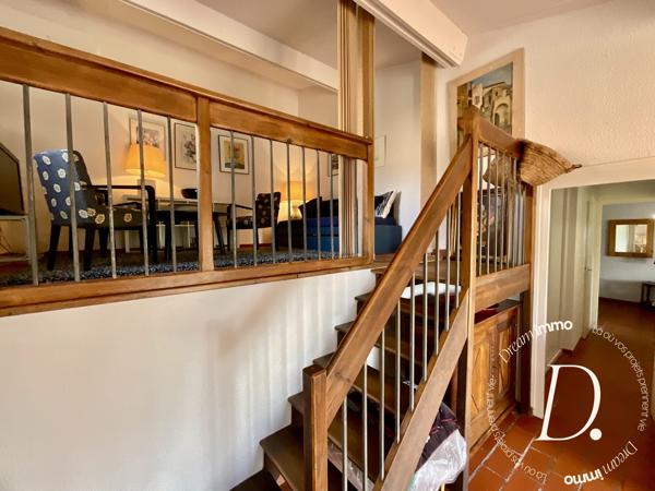 Maison 4 pièces dans copropriété avec piscine et tennis - vue mer