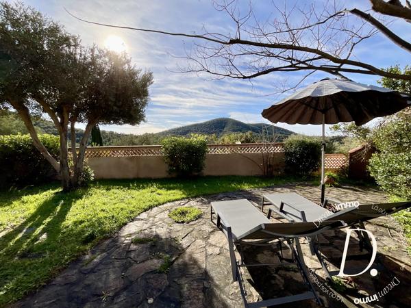Maison 4 pièces dans copropriété avec piscine et tennis - vue mer