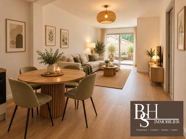 NEUF - Appartement 3 pièces de 59,44m² avec terrasse, jardinet et parking