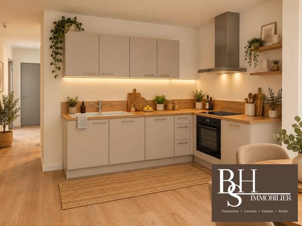 NEUF - Appartement 3 pièces de 59,44m² avec terrasse, jardinet et parking