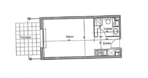 Appartement Studio à vendre  1 pièce - 27,36 m 2   PORNIC  - 44