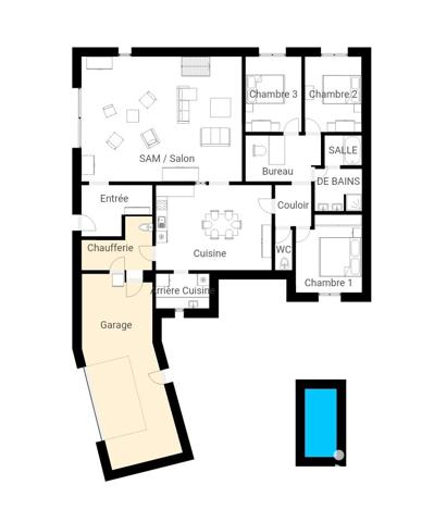 Maison à vendre 6 pièces 153,76 m² Le Poiré-sur-Vie