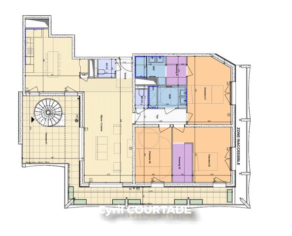 Montpellier, Dpt Hérault (34), Exceptionnel T4 de 120,81 m² en dernier étage – Terrasse & Solarium 118,47 m²