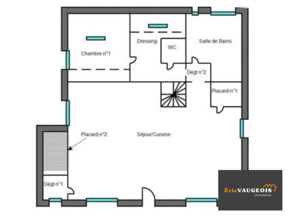 Coulommiers (77120) Maison 96m², Terrain 700m² DPE:D