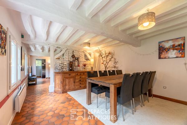 Maison briques en coeur de ville avec extension et jardin