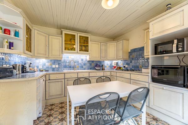 Maison briques en coeur de ville avec extension et jardin