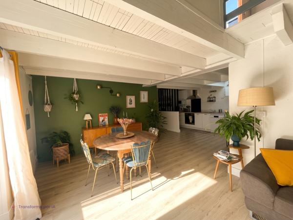 A vendre à Vannes secteur gare appartement duplex de type 3 de 63 m² place de parking, garage