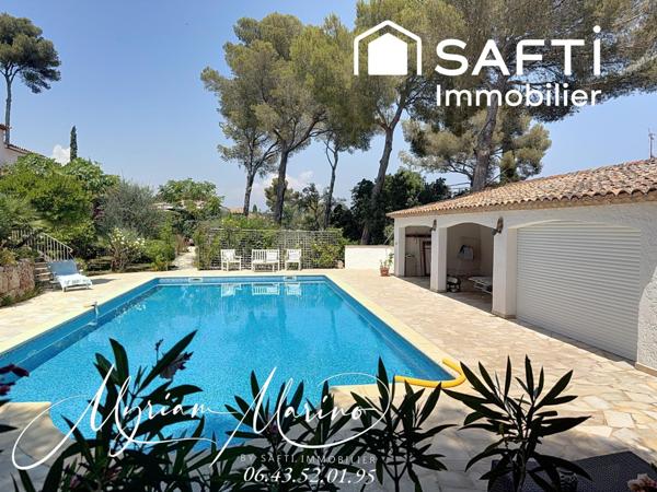 Saint-Aygulf villa vue mer panoramique 9 chambres terrasse garages propriété rare