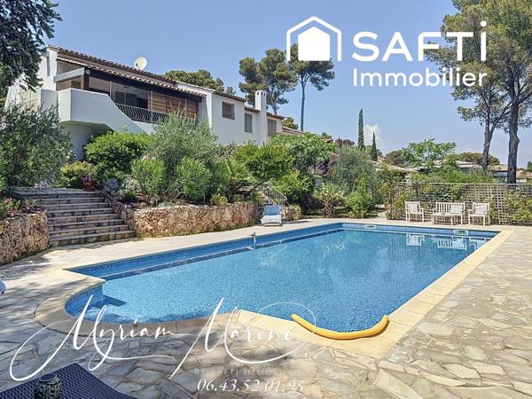 Saint-Aygulf villa vue mer panoramique 9 chambres terrasse garages propriété rare