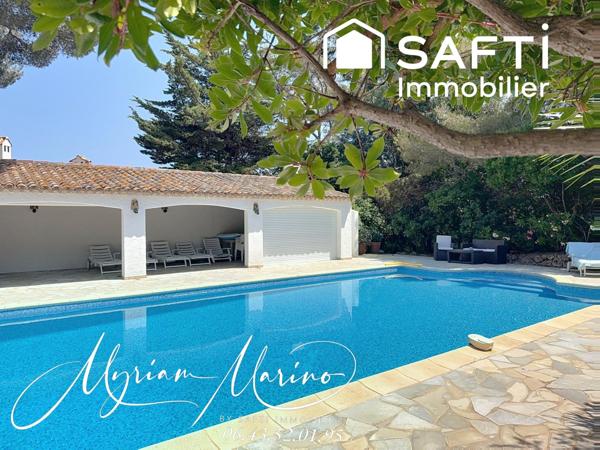 Saint-Aygulf villa vue mer panoramique 9 chambres terrasse garages propriété rare