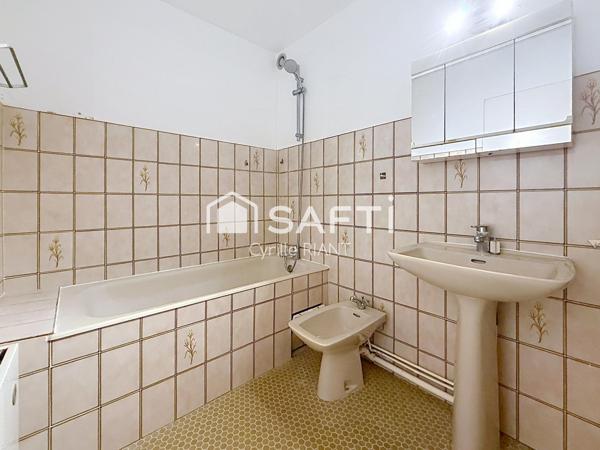Appartement type 3, de 77 m² avec grand balcon