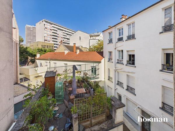 Calme & lumineux - 2 pièces de 22,5m² - 2ème étage avec vue dégagée - Rue Baudricourt, Paris