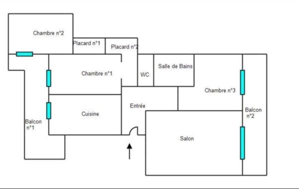 Vente Appartement P4 Appartement T4 avec parking et cave Perpignan