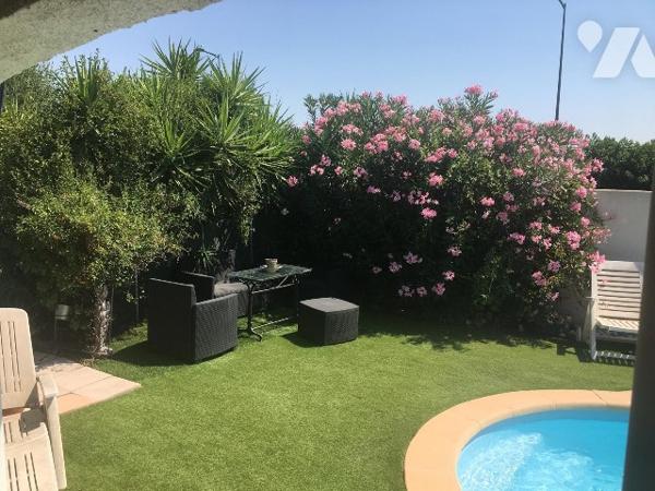 Pavillon trad T4 plain-pied 119 m2,  Centre, lotis, trois ch, garage 34 m2, piscine