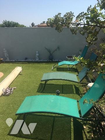 Pavillon trad T4 plain-pied 119 m2,  Centre, lotis, trois ch, garage 34 m2, piscine