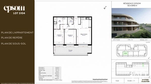 Appartement (neuf) à vendre 6 pièces 65 m² Saumur