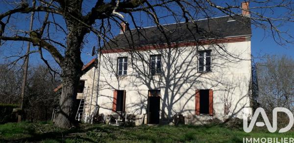 Maison à vendre 3 pièces 140 m² Saint-Marcel-en-Marcillat