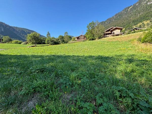 Terrain viabilisé Bonnevaux 1518 m2 avec permis de construire accepté (74360)