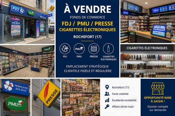 Fonds De Commerce
        
        - 54 m² 176 000 € *