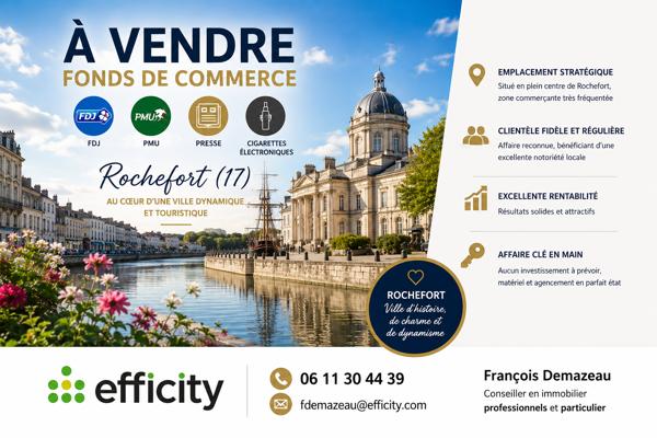 Fonds De Commerce
        
        - 54 m² 176 000 € *