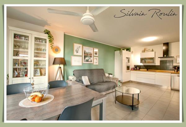 T3 lumineux avec terrasse sans vis-à-vis – Résidence sécurisée à Saint-Just