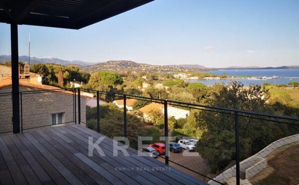 Porto- Vecchio, appartement avec vue sur le golfe et la citadelle