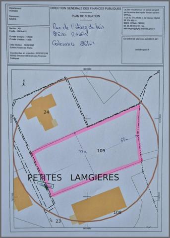 Belle parcelle divisible à batir à Raves