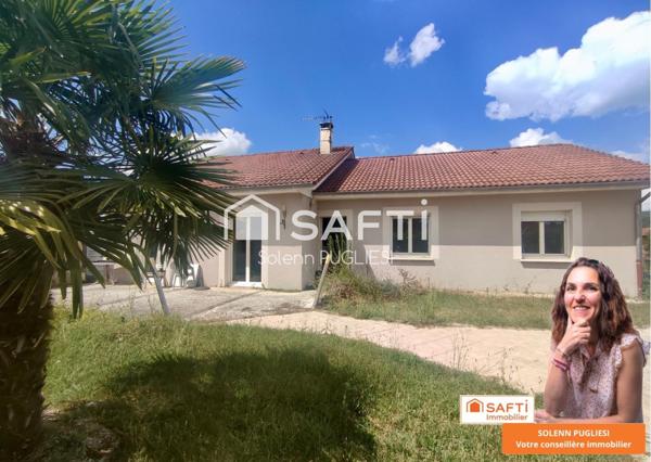 Maison de plain-pied au coeur de la campagne