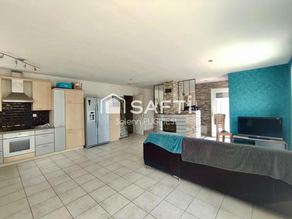 Maison de plain-pied au coeur de la campagne