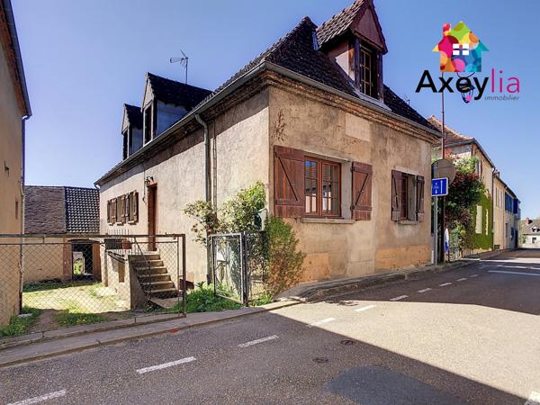 Saint-Agnan (71160) A VENDRE- SAINT-AGNAN- MAISON DE VILLAGE AVEC GARAGE ET JARDIN